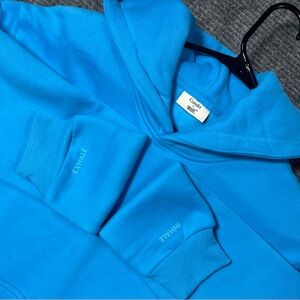 Limited Edition COMFRT Vibrant Sky Blue Women's Hoodie GOLi Collaboration Small